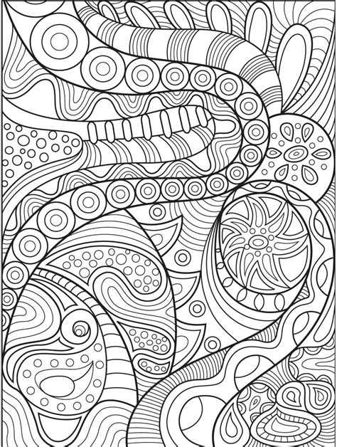 Abstract coloring pictures