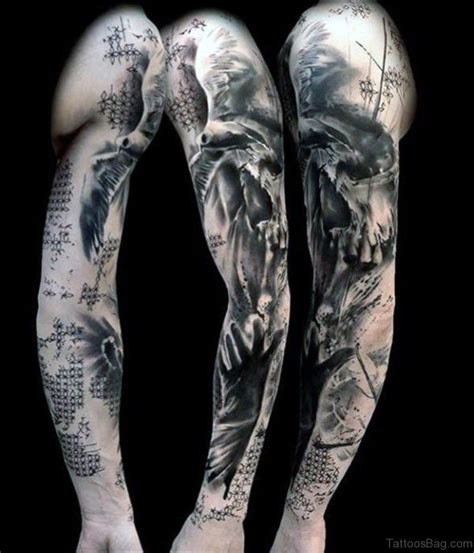 Abstract Male Sleeve Tattoos