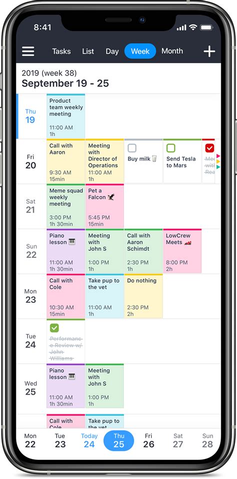 App for Managing an Academic Calendar