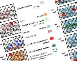 Academic Calendar Key Dates