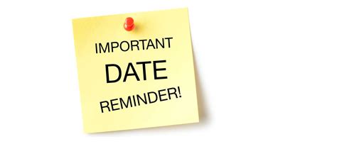 Setting Reminders for Academic Dates