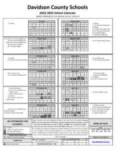 Accessing Davidson County Schools Calendar