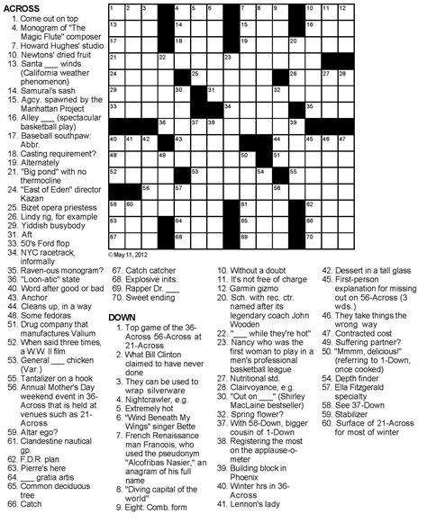 Ways to access free crossword puzzle printables