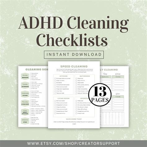 ADHD room cleaning calendar apps and tools