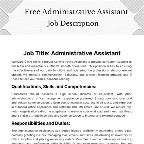 Administrative Jobs Description