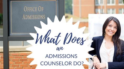 Admissions Counselor