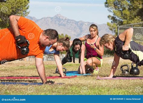 Adult Boot Camp Exercise