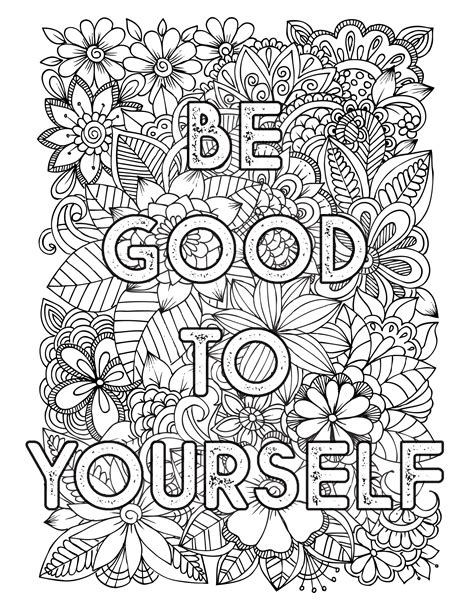 Adult coloring pages for self-expression