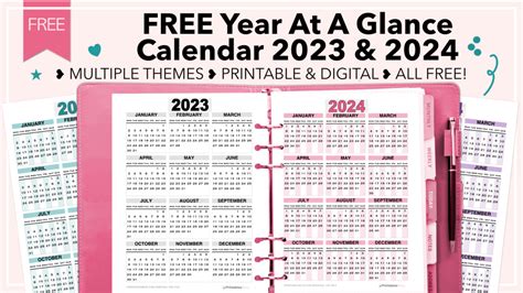 Advanced techniques for using glance calendars