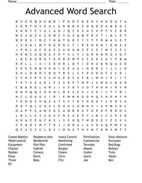 Advanced Word Search Techniques