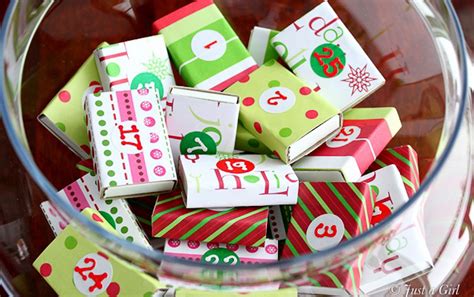 Advent calendar candy treats for adults