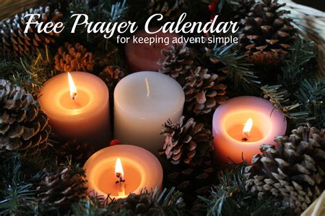 Advent Calendar Prayers