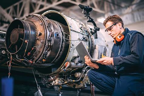 Aeronautical engineer working on a computer-aided design