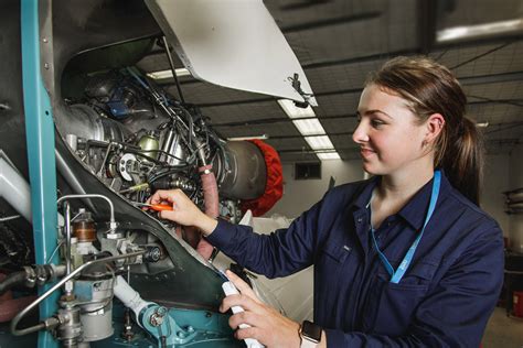 Aerospace engineer working on a team