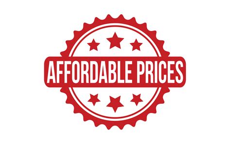 Affordable prices at a store