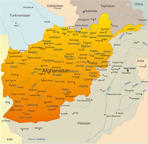 Map of Afghanistan