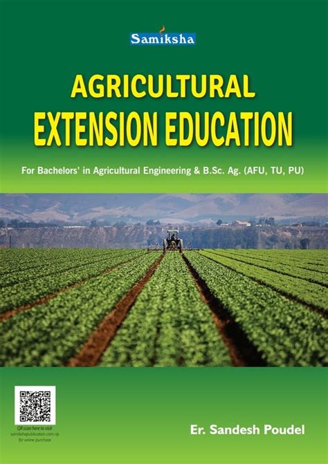 Agriculture education and extension