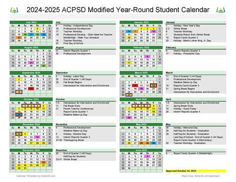 Aiken County Schools Calendar Overview