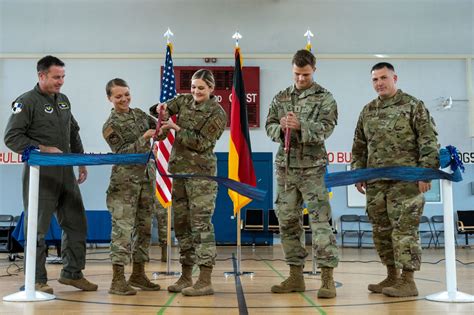 Air Base personnel participating in a community event