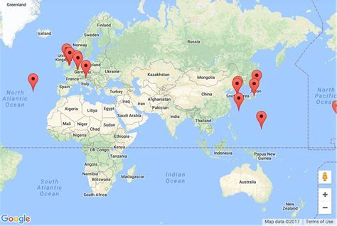 Air Force Bases and Locations