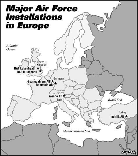 Air Force Bases in Europe