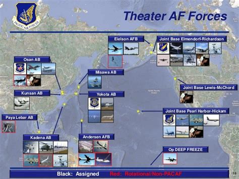 Air Force Bases in Pacific