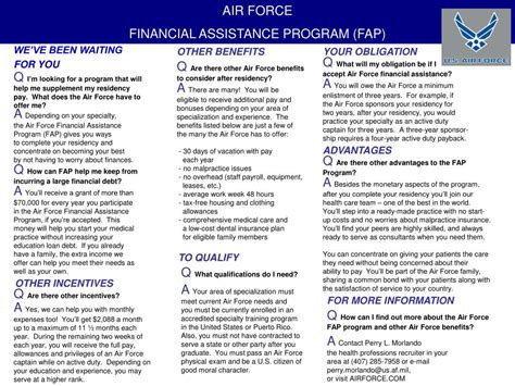 Air Force Financial Benefits