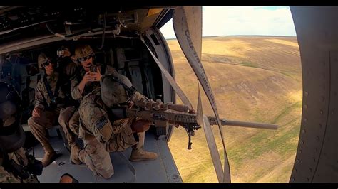 Air Force Helicopter Sniper Units Training