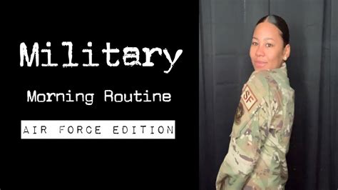 Air Force Morning Routine