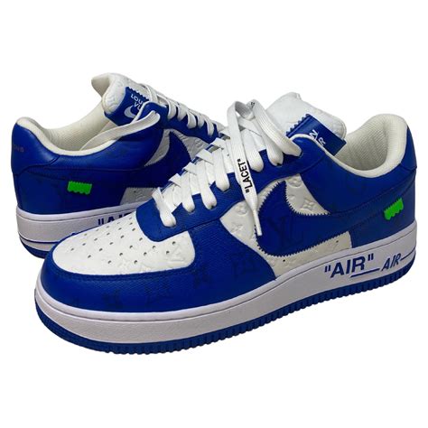 Air Force Ones in blue