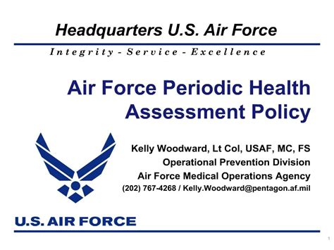 Air Force PHA Pre-Assessment Questionnaire Image