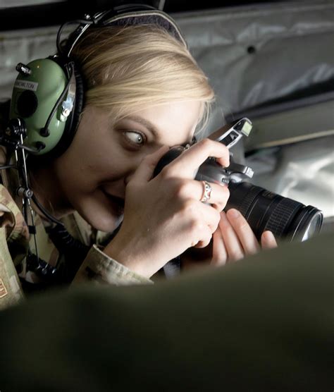 Air Force Public Affairs Officer with airmen