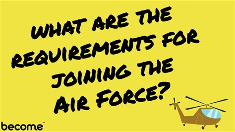 Air Force Requirements