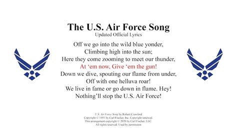 Air Force Song US Air Force