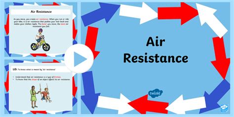 An illustration of air resistance