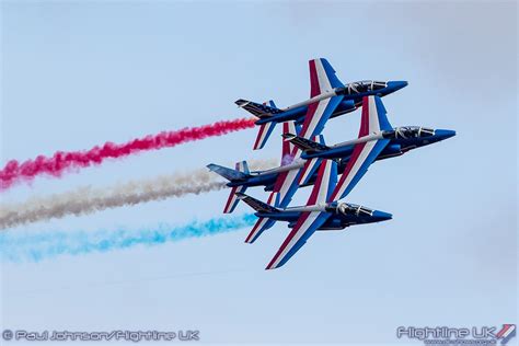 A photo of a military jet at a UK air show