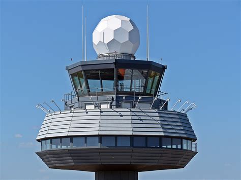 Air Traffic Control Tower with Runway