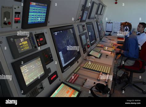 Air Traffic Controller at Work with Radar