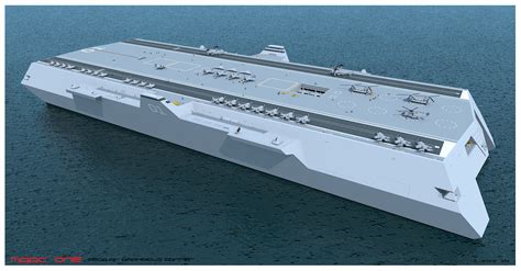 Aircraft carrier hull design