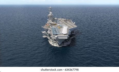 Aircraft Carrier at Sea