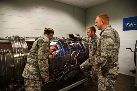 Aircraft Maintenance Officer Inspecting Aircraft