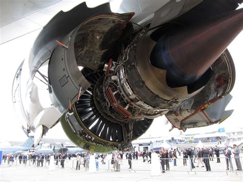 Airplane cockpit and engines