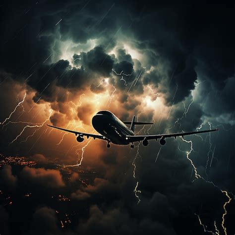 Risk of lightning strikes on airplanes