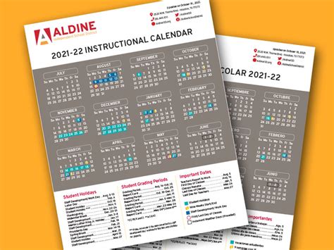 Aldine Calendar Benefits