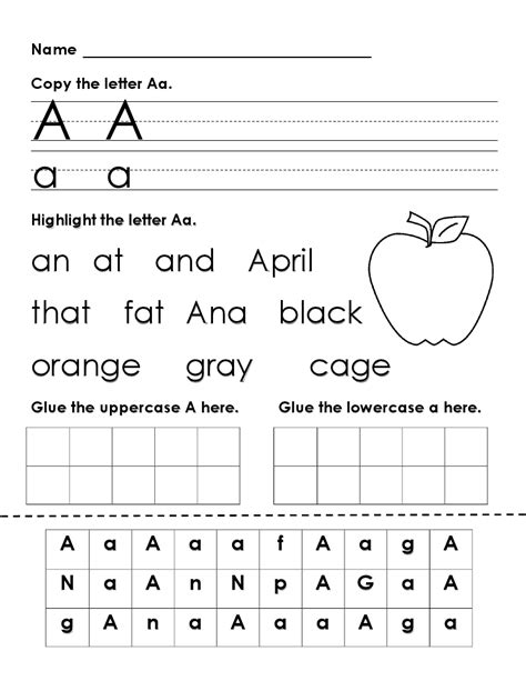 Alphabet Activities for 1st Grade