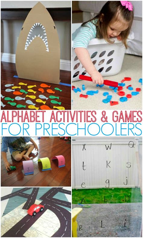 Alphabet fun activities for kids