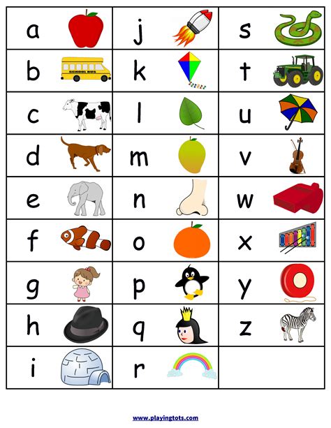 Alphabet Learning Techniques