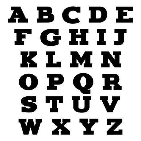 Alphabet Letters Fonts