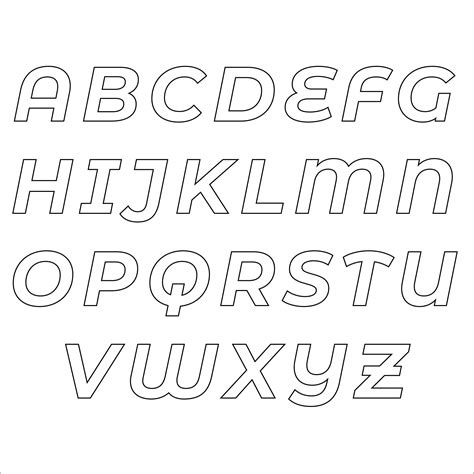 Alphabet Stencils