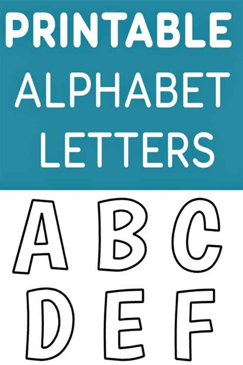 Alphabet templates